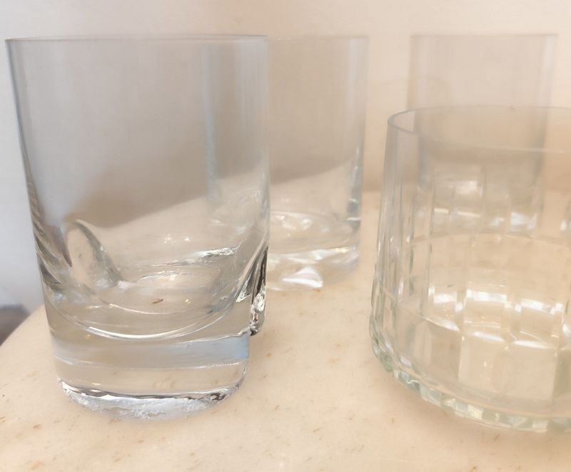 Colección de vasos de whisky en cristal claro - imagen 5