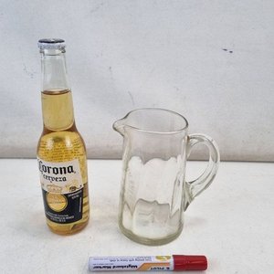 Jarra de Vidrio Transparente con Asa y Pico Vertedor - imagen 2