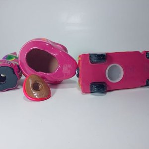 Lote de 4 piezas artesanales de barro estilo mexicano - imagen 4