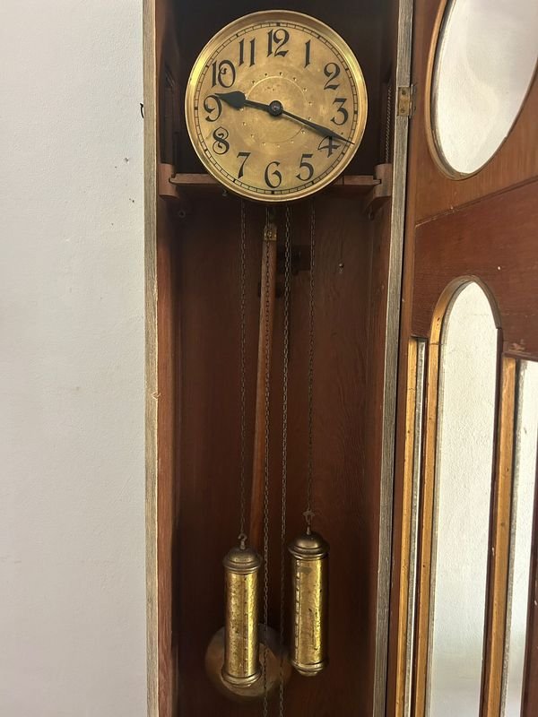 Reloj de Caja en Madera de Roble con Mecanismo Aleman - imagen 12
