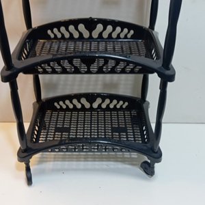 Organizador Negro de PVC con 4 Estantes - imagen 3