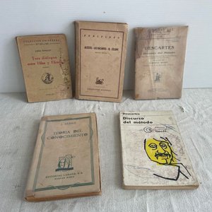 Lote de Libros: Eurípides, Descartes y Berkeley - imagen 1