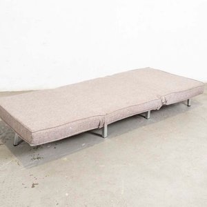 Sillón Cama Giratorio Tapizado Beige con Pata Metálica - imagen 2