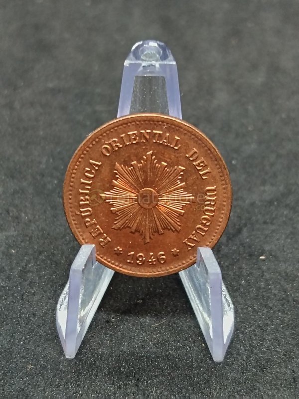 Moneda de 5 Centésimos de Uruguay - Año 1946 - imagen 1