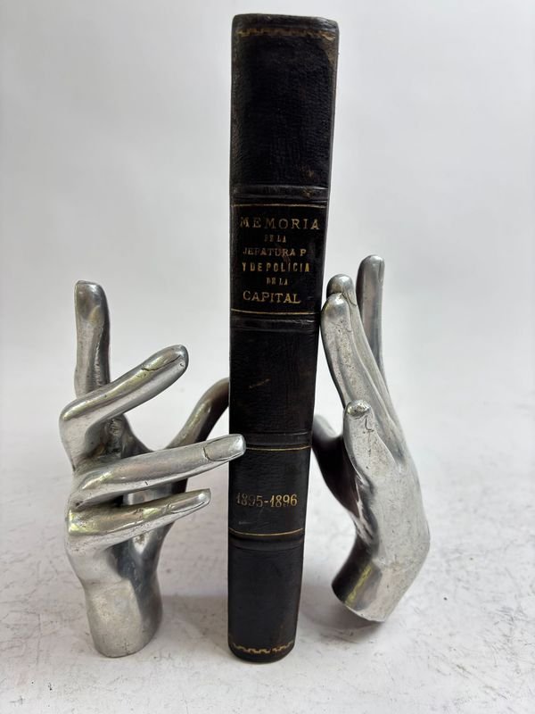 Libro de Memoria Jefatura Politica y de Policia de la Capital - Montevideo 1896 - imagen 2