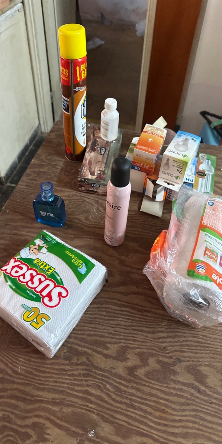 Lote Variado: Aerosol, Perfume, Desodorante, Jabón y Servilletas
