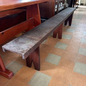 Lote anterior: Banco Largo Rústico de Madera Oscura