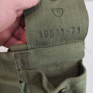 Porta Cartuchos Militar Americano Doble Verde - imagen 2