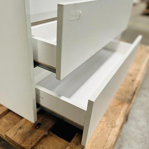 Mueble de Baño Blanco con 2 Cajones y 1 Puerta - imagen 2