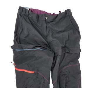 Pantalón Convertible de Trekking para Niña Negro Talle 14-15 Años - imagen 3