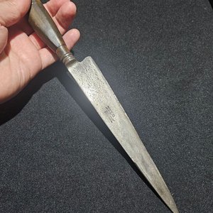Cuchillo antiguo Solingen NGO con cabo original - imagen 4