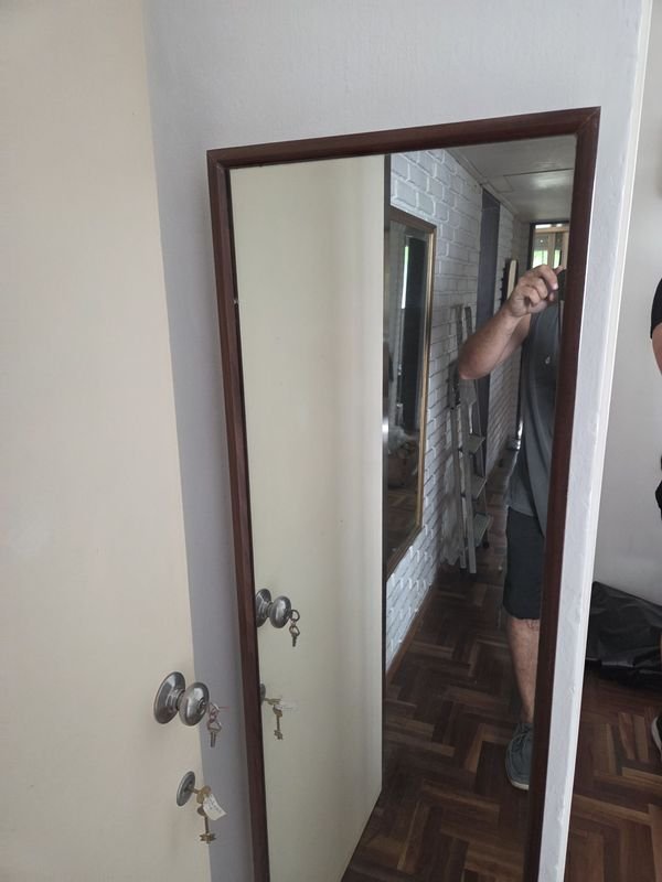 Espejo probador en madera para decoración - imagen 2