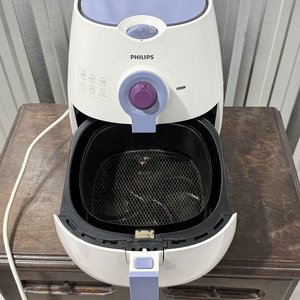 Freidora de Aire Philips Blanca con Detalles Lila - imagen 3