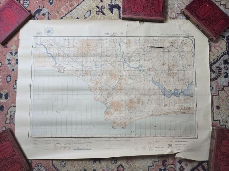 Mapa de Piriápolis y Las Ánimas del Instituto Geográfico del Uruguay