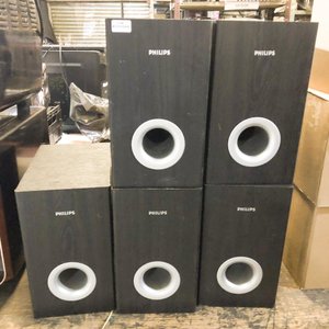 Lote siguiente: Cinco Subwoofers Philips MCD139B