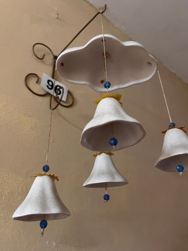Llamador de ángel de yeso decorativo - imagen 3
