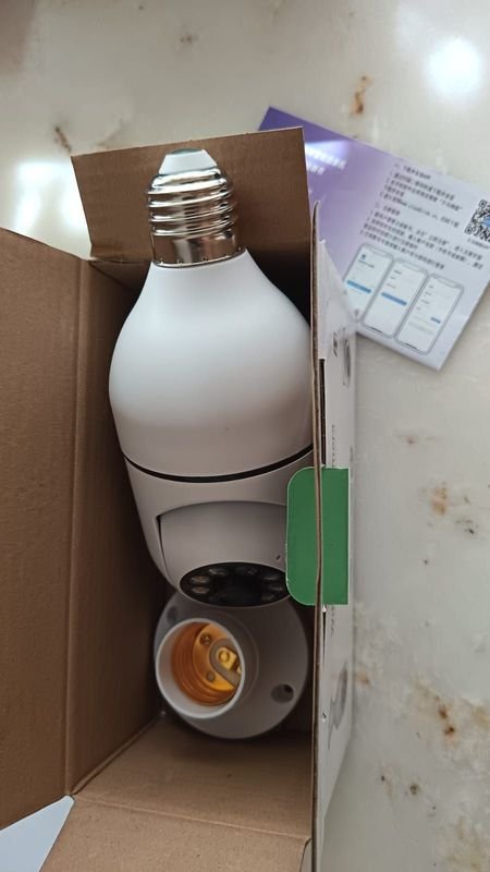 Lámpara de seguridad con bombilla naranja - imagen 3