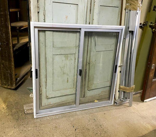 Ventana Corrediza Aluminio y Vidrio 100x100 cm Dos Hojas - imagen 1