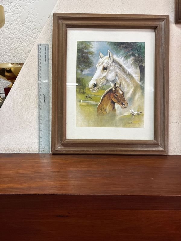 Cuadro de Caballos enmarcado - imagen 2