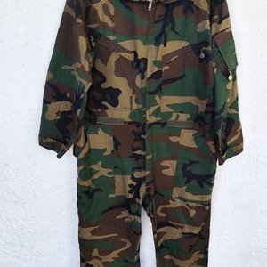 Mono Mameluco Militar Camuflado Woodland Talle Único - imagen 2