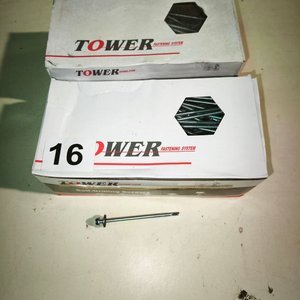 300 Tornillos Punta Mecha Cabeza Hexagonal Zincados Tower 12x4 - imagen 3