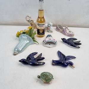 Lote Variado: Objetos Decorativos y Tocador en Cerámica y Porcelana - imagen 2