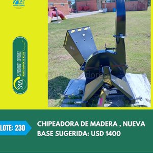 Lote anterior: Chipeadora de Madera Nueva