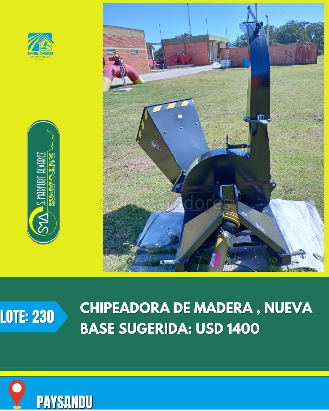 Chipeadora de Madera Nueva