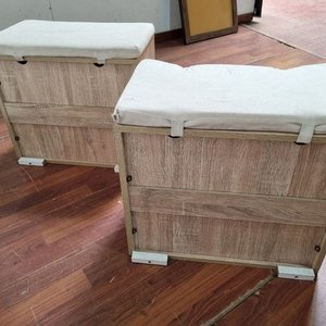 Zapatera con Asiento Tapizado y Puerta Volcable - imagen 4