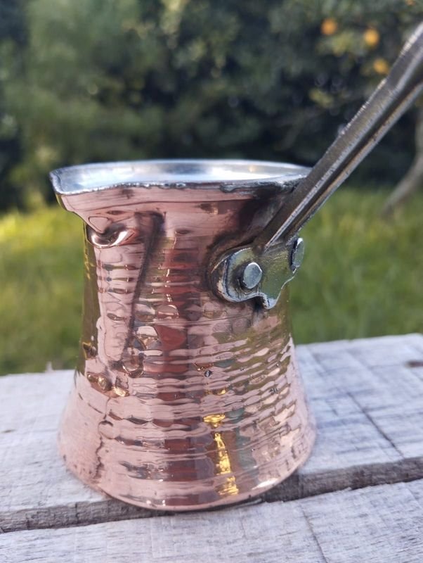 Medidas en cobre pulido con asa de Bronce Remachada - Venta de arte y objetos antiguos - imagen 3