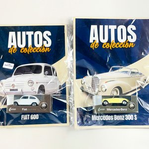 Lote siguiente: Dos Autos a Escala 1/60: Fiat 600 y Mercedes Benz 300 S