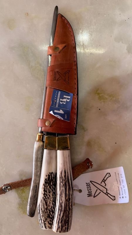 Conjunto de cuchillos y tenedores artesanales - imagen 1