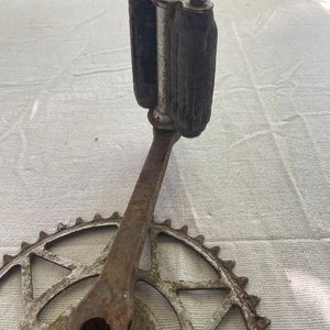 Plato de Bicicleta Phillips con Pedales de Metal y Gato - imagen 4