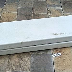 Banco Plegable Tipo Valija Exterior 184 cm Blanco - imagen 6