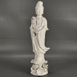 Figura Blanc de Chine en Porcelana Sellada - 31cm - imagen 2