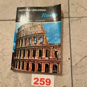 Lote siguiente: Libro Historia Universal: Roma Antigua por Secco Ellauri y Baridon