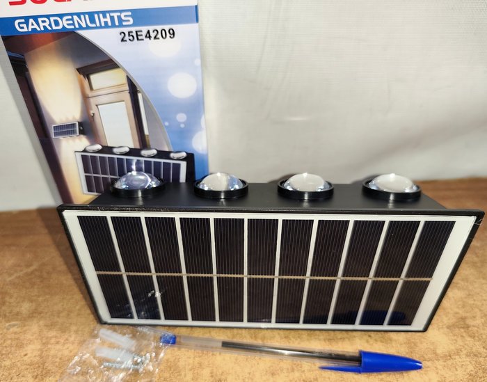 Lámparas LED recargables solares x 8 - imagen 4