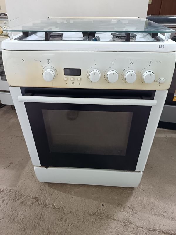Cocina a Gas Blanca con Encendido Electrónico