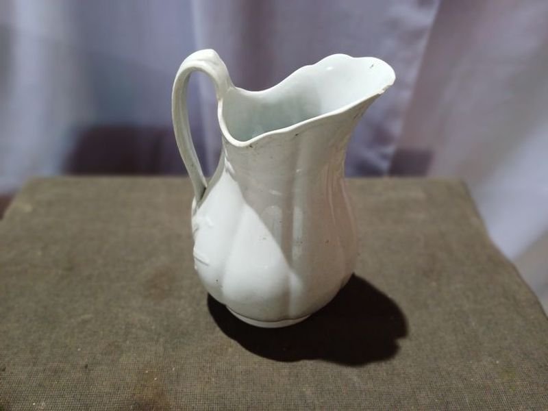 Jarra de loza inglesa y palangana porcelana KPM - imagen 3