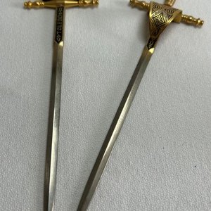 Dos Abrecartas Españoles Estilo Espada, 17cm - imagen 4