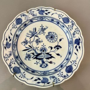Plato de Porcelana Meissen "Cebolla Azul" (Zwiebelmuster) - imagen 1