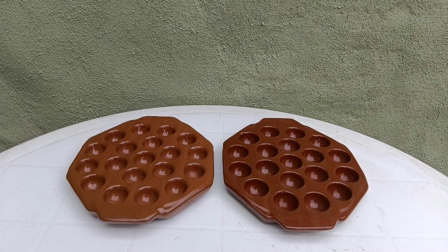 Set de 2 Provoloneras Marrones