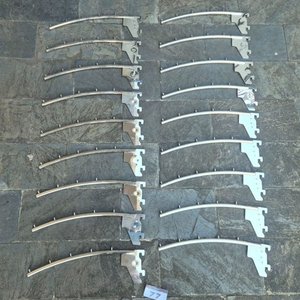 Percheros Tubulares Desmontables de Metal Plateado - imagen 3