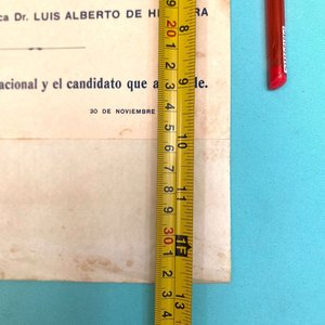 Boleta Electoral Partido Nacional Dr. Luis Alberto de Herrera 1930 - imagen 4