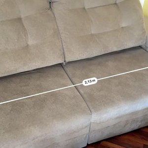 Sillón de 2 Cuerpos Reclinable con Chaise y Tela Lavable - imagen 5
