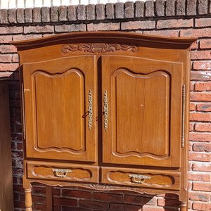 Aparador Estilo Provenzal Madera Maciza Pino Brasil Antiguo - imagen 2