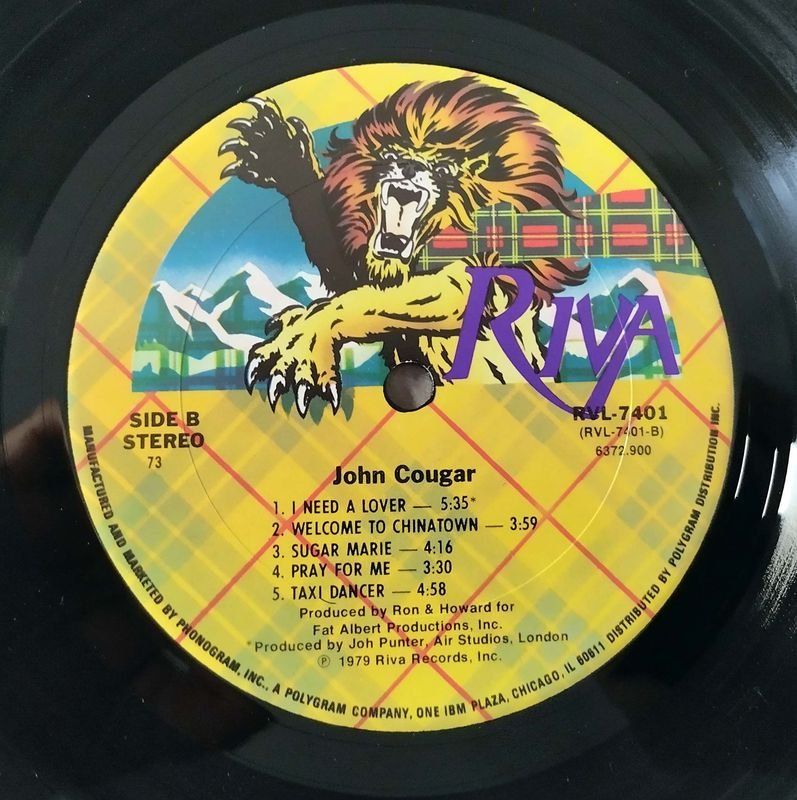 Vinilo de John Cougar, álbum de 1979, Riva Records - imagen 5