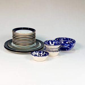 Conjunto de 19 Piezas de Cerámica y Porcelana Noritake con Detalles - imagen 1