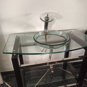Lavatorio Completo de Vidrio con Mueble - imagen 4