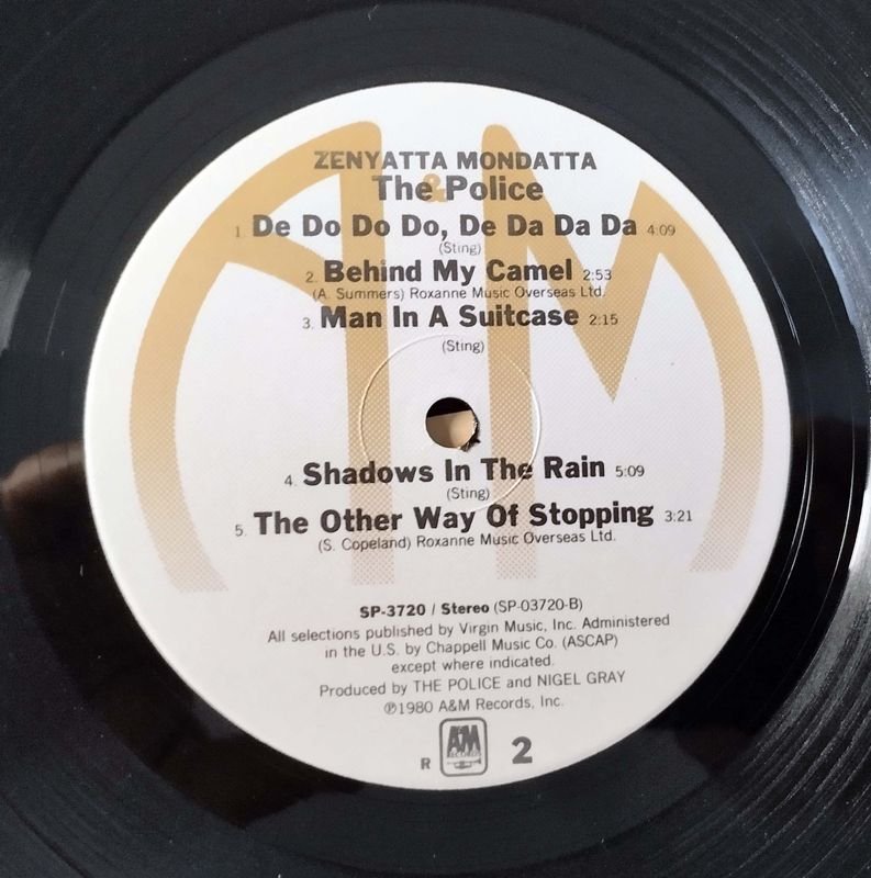 Vinilo de The Police - Zenyatta Mondatta, Año 1980 - imagen 6